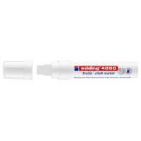 MARCADOR TIZA LIQUIDA GRUESO 4090 BLANCO EDDING 4090-049 (MIN5) (Espera 4 dias)