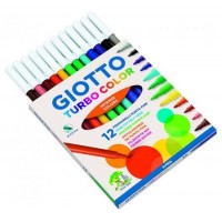 ESTUCHE 12 ROTULADORES TURBO COLOR GIOTTO F416000 (Espera 4 dias)