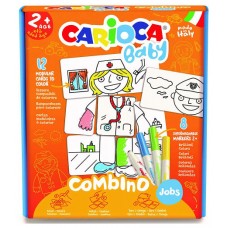 SET BABY COMBINO 2+ JOBS + 8 ROTULADORES CARIOCA 42894 (Espera 4 dias)