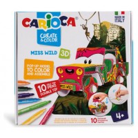 SET CREATE & COLOR MS. WILD 3D CARIOCA 42906 (Espera 4 dias)