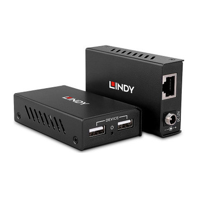 Lindy 43408 extensor audio/video Transmisor y receptor de se&ntilde;ales AV Negro (Espera 4 dias)