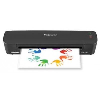 FELLOWES  Plastificadora Arc A4/ hasta A4 y 80 Micras/ Negra