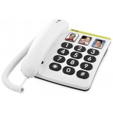 TELEFONO FIJO DORO PHONE EASY 331PH 1 BLANCO