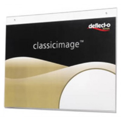 EXPOSITOR DE PARED FORMATO A4 HORIZONTAL DEFLECTO 46901 (Espera 4 dias)