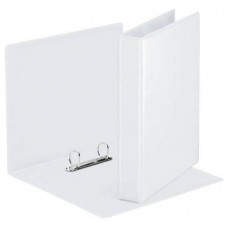 CARPETA PERSONALIZABLE PVC 2 BOLSILLOS ANILLAS 2-16 MM. FORMATO A4 COLOR BLANCO ESSELTE 49720 (MIN10) (Espera 4 dias)