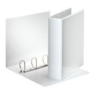 CARPETA PERSONALIZABLE PVC 2 BOLSILLOS ANILLAS 2-25 MM. FORMATO A4 COLOR BLANCO ESSELTE 49737 (MIN10) (Espera 4 dias)