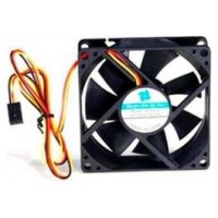 Ventilador Interno Unyka 80mm Color Negro 7 Aspas