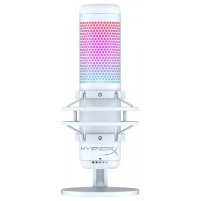 HyperX QuadCast S Blanco Micrófono para PC (Espera 4 dias)