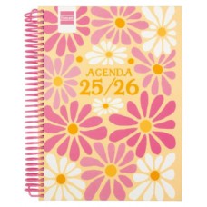 AGENDA ESCOLAR 2025-2026 DIVA 4º 155X212 1DIA PAGINA SPRING+ FINOCAM 536160426 (Espera 4 dias)