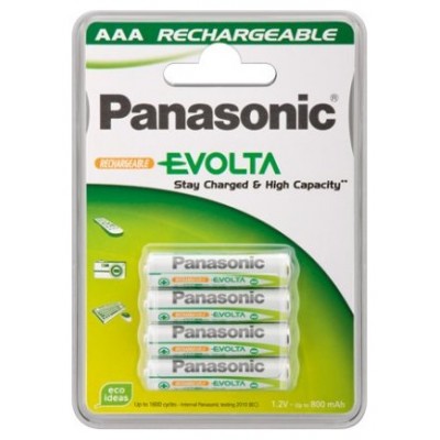 PILAS PANASONIC AAA ALKALINE 1.2V 4 UNIDADES RECARGABLE (Espera 4 dias)