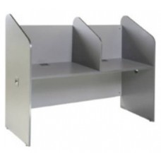 MESA CALL CENTER DOBLE ALUMINIO / GRIS. MEDIDAS 166X132X65CM ( LARGO X ALTO X PROFUNDIDAD) ROCADA 5502AB02 (Espera 4 dias)