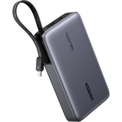 UGREEN 20000MAH 145W BUILT-IN CABLE_ 145W FAST CHARGING POWER BANK WITH CABLE 20000MAH 100WC CABLE + 45WC FEMALE + 33WA FEMALE DEEP SPACE GRAY (LY) (Espera 4 dias) UGREEN 20000MAH 145W BUILT-IN CABLE_ 145W FAST CHARGING POWER BANK WITH CABLE 20000MAH 100WC CABLE + 45WC FEMALE + 33WA FEMALE DEEP SPACE GRAY (LY) (Espera 4 dias)