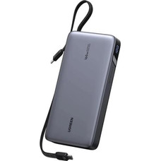 UGREEN POWERBANCK 25000MAH 165W , BUILT-IN CABLE (165W FAST CHARGING POWER BANK WITH CABLE, 25000MAH, 140W C1 CABLE + 100W C2 CABLE + 30W C PORT + 33WA FEMALE CHARGER, SPACE GRAY ) (Espera 4 dias) UGREEN POWERBANCK 25000MAH 165W , BUILT-IN CABLE (165W FAST CHARGING POWER BANK WITH CABLE, 25000MAH, 140W C1 CABLE + 100W C2 CABLE + 30W C PORT + 33WA FEMALE CHARGER, SPACE GRAY ) (Espera 4 dias)