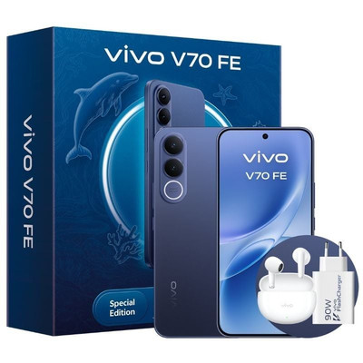SMARTPHONE VIVO V70 FE 5G 6.83"" (8+512GB) AZUL + AURICULAR + CARGADOR (Espera 4 dias) SMARTPHONE VIVO V70 FE 5G 6.83"" (8+512GB) AZUL + AURICULAR + CARGADOR (Espera 4 dias)