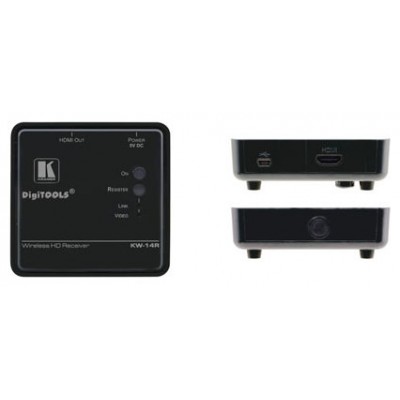 KRAMER RECEPTOR HD EXPANDIBLE. HASTA CUATRO RECEPTORES KW-14R PUEDEN RECIBIRSE DESDE UN TRANSMISOR KW-14T Y HASTA TRES TRANSMISORES KW-14T PUEDEN EMPAREJARSE CON UN RECEPTOR KW-14R. (KW-14R/EU) (Espera 4 dias)