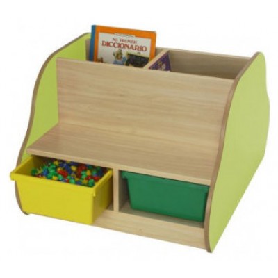 BANCO LIBRERÍA DOBLE 4 NIÑOS HAYA MOBEDUC 602108HP18 (Espera 4 dias)