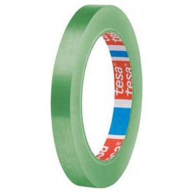 CINTA DE EMBALAJE EN PVC DE COLORES 12MM.X66M. VERDE TESA 60404-00042-00 (MIN12) (Espera 4 dias)