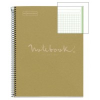 CUADERNO 100% RECICLADO NB-1 A4 80HOJAS ECOVERDE EMOTIONS MR MIQUELRIUS 6091 (Espera 4 dias)