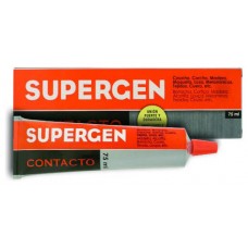 ADHESIVO DE CONTACTO EN TUBO TIPO CLASICO 75ML. SUPERGEN 62600-00000-05 (MIN24) (Espera 4 dias)