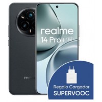 REALME 14 PRO+ 5G 512GB 12GB SUEDE GREY INT NFC + SUPERVOOC 120W POWER ADAPTER WHITE (Espera 4 dias)
