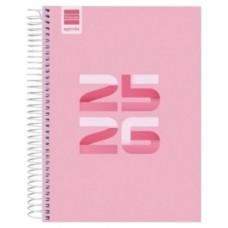 AGENDA ESCOLAR 2025-2026 COOL 4º 155X212 1DIA PAGINA ROSA+ FINOCAM 645060426 (Espera 4 dias)