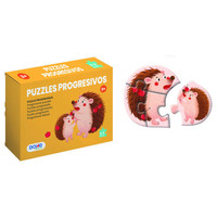 CAJA 4 PUZZLES PROGRESIVOS ANIMALES - PUZZLE DE 4/5 PIEZAS - A PARTIR DE 2 AÑOS DOHE 65001 (Espera 4 dias) CAJA 4 PUZZLES PROGRESIVOS ANIMALES - PUZZLE DE 4/5 PIEZAS - A PARTIR DE 2 AÑOS DOHE 65001 (Espera 4 dias)