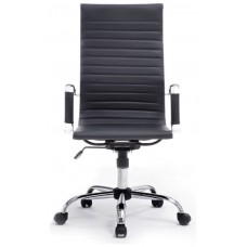 SILLA DE OFICINA EQUIP RESPALDO ALTO COLOR NEGRO