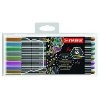 ESTUCHE 8 UNIDADES ROTULADOR PEN 68 COLORES METALLIC PUNTA 1,4 MM STABILO 6808/8-11 (Espera 4 dias)