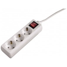 REGLETA ALIMENTACION HAMA CON 3 TOMAS INTERRUPTOR 1,4m