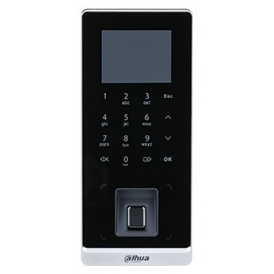 (DHI-ASI2212H-W) DAHUA LECTOR DE CONTROL DE ACCESO INTEGRADO  CONTRASEÑA+TARJETA+HUELLA+ACCESO REMOTO CON TECLADO Y PANTALLA LCD 2.4" (Espera 4 dias)