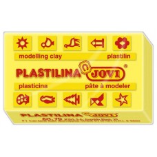 CAJA 30 PASTILLAS PLASTILINA 50 G - AMARILLO  JOVI 7002 (Espera 4 dias)