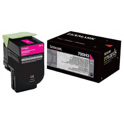 LEXMARK 700H3 Toner Magenta Alto Rendimiento