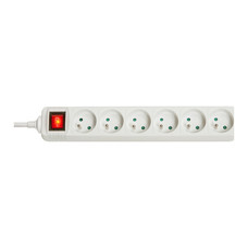 Lindy 73126 base m&uacute;ltiple 6 salidas AC Interior Blanco (Espera 4 dias)