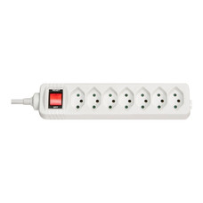 Lindy 73168 base m&uacute;ltiple 7 salidas AC Interior Blanco (Espera 4 dias)