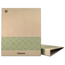 CARPETA RECICLADA ANILLAS 4x25MM KRAFT SOFT A4 VERDE UNINATURE 7323820 (Espera 4 dias)