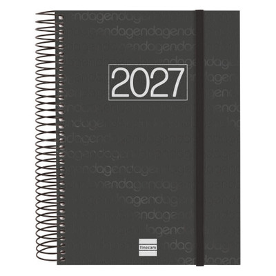 AGENDA 2027 BASIC YEAR E10 155X212MM DIA PAGINA NEGRO FINOCAM 741106027 (Espera 4 dias)