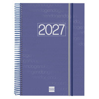 AGENDA 2027 BASIC YEAR E40 210X297MM DIA PAGINA AZUL FINOCAM 741111027 (Espera 4 dias) AGENDA 2027 BASIC YEAR E40 210X297MM DIA PAGINA AZUL FINOCAM 741111027 (Espera 4 dias)