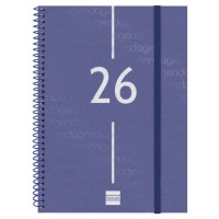 AGENDA 2026 BASIC YEAR E10 155X212MM SEMANA VISTA HORIZONTAL AZUL FINOCAM 741451026 (Espera 4 dias)