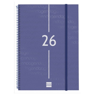 AGENDA 2026 BASIC YEAR E40 210X297MM SEMANA VISTA HORIZONTAL AZUL FINOCAM 741461026 (Espera 4 dias)