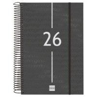 AGENDA 2026 BASIC YEAR E11 165X242MM DIA PAGINA NEGRO FINOCAM 742076026 (Espera 4 dias)