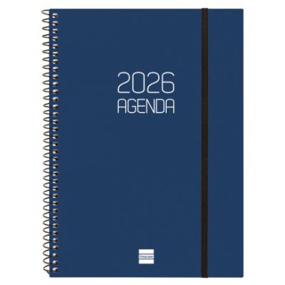 AGENDA 2026 BASIC OPAQUE E10 155X212MM SEMANA VISTA HORIZONTAL AZUL FINOCAM 742761026 (Espera 4 dias)