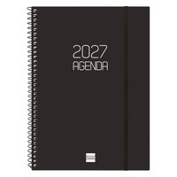 AGENDA 2027 BASIC OPAQUE E10 155X212MM SEMANA VISTA HORIZONTAL NEGRO FINOCAM 742766027 (Espera 4 dias) AGENDA 2027 BASIC OPAQUE E10 155X212MM SEMANA VISTA HORIZONTAL NEGRO FINOCAM 742766027 (Espera 4 dias)
