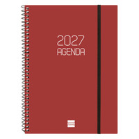 AGENDA 2027 BASIC OPAQUE E10 155X212MM SEMANA VISTA HORIZONTAL BURDEOS FINOCAM 742767427 (Espera 4 dias) AGENDA 2027 BASIC OPAQUE E10 155X212MM SEMANA VISTA HORIZONTAL BURDEOS FINOCAM 742767427 (Espera 4 dias)