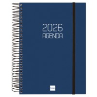 AGENDA 2026 BASIC OPAQUE E10 155X212MM DIA PAGINA AZUL FINOCAM 742911026 (Espera 4 dias)