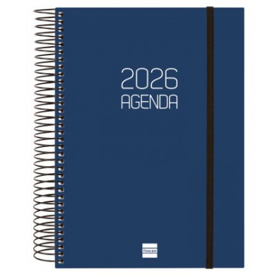 AGENDA 2026 BASIC OPAQUE E10 155X212MM DIA PAGINA AZUL FINOCAM 742911026 (Espera 4 dias)
