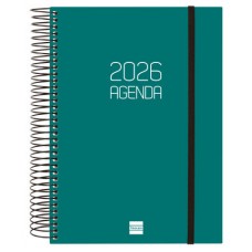 AGENDA 2026 BASIC OPAQUE E10 155X212MM DIA PAGINA VERDE FINOCAM 742912026 (Espera 4 dias)