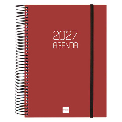 AGENDA 2027 BASIC OPAQUE E10 155X212MM DIA PAGINA BURDEOS FINOCAM 742917427 (Espera 4 dias)