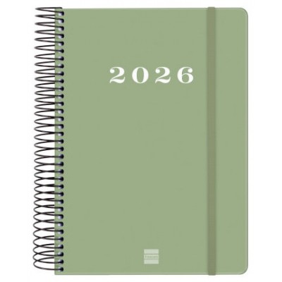 AGENDA 2026 BASIC MY E10 155X212MM DIA PAGINA VERDE FINOCAM 743522026 (Espera 4 dias)