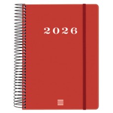AGENDA 2026 BASIC MY E10 155X212MM DIA PAGINA ROJO FINOCAM 743523026 (Espera 4 dias)