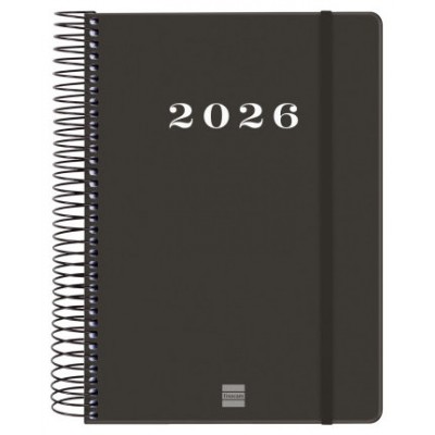 AGENDA 2026 BASIC MY E10 155X212MM DIA PAGINA NEGRO FINOCAM 743526026 (Espera 4 dias)